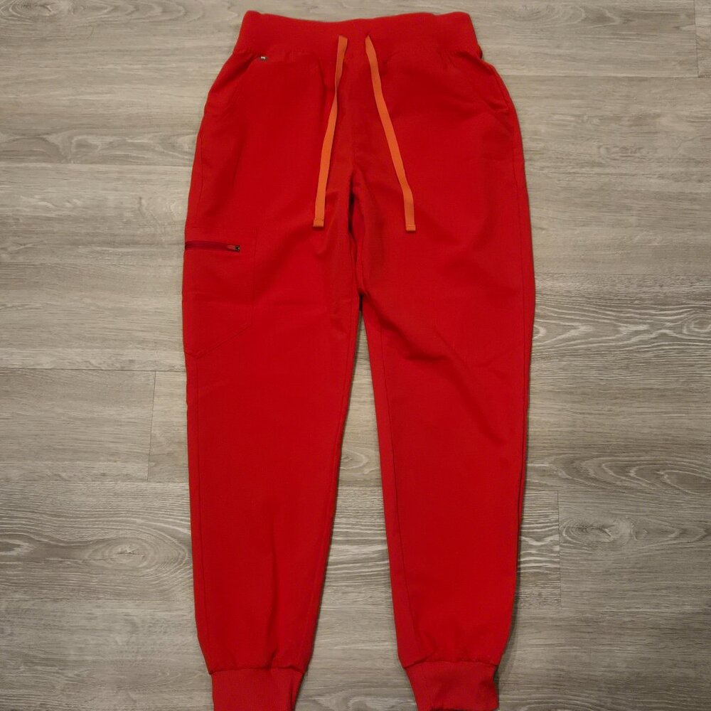 FIGS Scrub Pants - Pop Red - Small